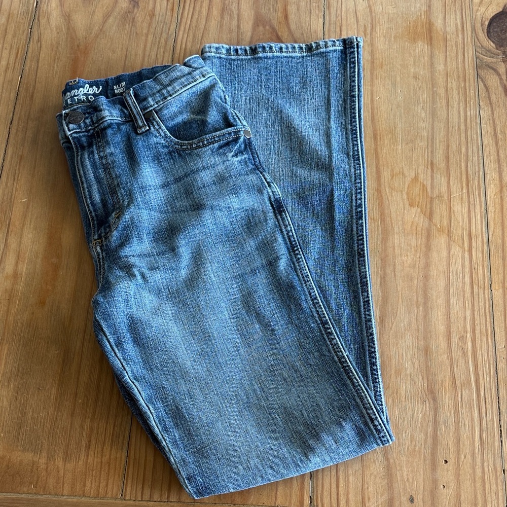 Boy’s Wrangler Retro Slim Fit Boot Cut Jeans